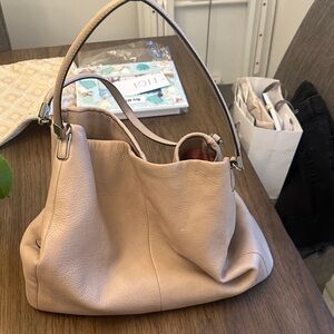 Coach Tan Leather Shoulder Bag